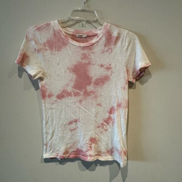 Faherty Didion organic hemp/cotton pink and white tie dye size small - Picture 4 of 8